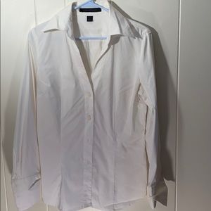 Express Design studio stretch white button down sh
